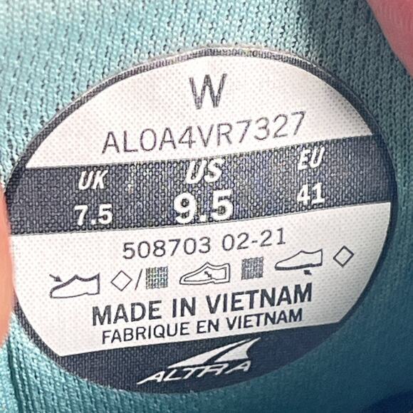 Altra Lone Peak 5 Balsam Green Trail Running Shoes ALOA4VR7327 Women's Size 9.5 - Picture 11 of 12